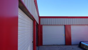Inside corner of a mini storage project. For a blog about self storage solutions by Waldroop Steel Buildings