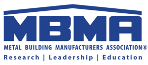 MBMA logo. Waldroop Steel Company is a member of the Metal Building Manufacturers Association